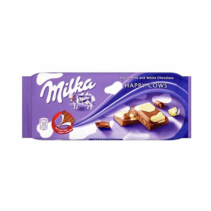 شکلات شیری مدل Happy Cows میلکا 100 گرمی (Milka)